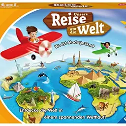 Ravensburger tiptoi Unsere Reise um die Welt - Lernspiel ab 4 Jahren für 1-4 Spieler