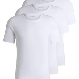 BOSS Herren T-Shirt, Weiß, Größe L