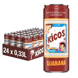 Kicos Guarana - 24 Einwegflaschen à 330 ml