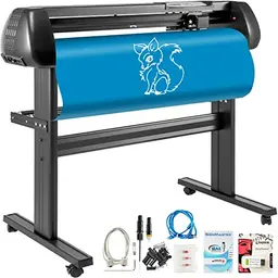 VEVOR Schneideplotter, 720 mm Vinyl-Plotter, Hobby Schneidemaschine mit 3 Klingen inklusive