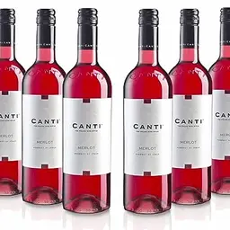 Canti Merlot Rosato Rosewein - 6 Flaschen, trocken