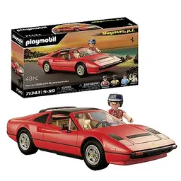 PLAYMOBIL Magnum, P.I. Ferrari 308 GTS, Supersportwagen für Sammler und Kinder ab 5 Jahren