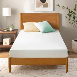 Zinus Memory-Schaum Matratze 90 x 190 cm, kühlend und anti-milben, mittlere Härte, bequemes Einzelbett