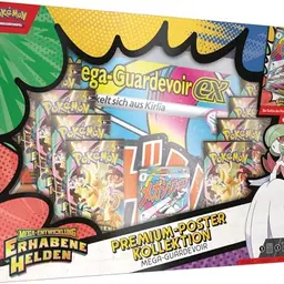 Pokémon-Sammelkartenspiel: Mega-Entwicklung – Helden-Kollektion mit Mega-Guardevoir und Extras