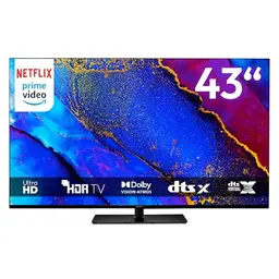 MEDION 43 Zoll Smart TV - 4K, Dolby Vision, kompatibel mit Google TV, PVR, Bluetooth
