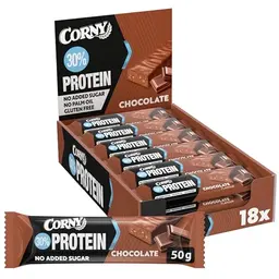 Corny Protein Power Schoko - 30% Eiweiß Fitness Riegel, 18 x 50 g