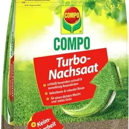 COMPO Turbo Nachsaat - Schnellkeimende Premium Rasensamen - 2,6kg für 130 m²