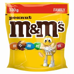 M&M'S Peanut Schokolinsen mit Erdnuss, 330 g