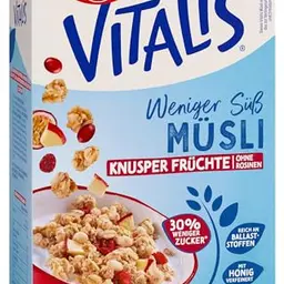 Dr. Oetker Vitalis Weniger Süß Knusper Frucht, 6 x 500g