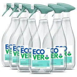 Ecover Glasreiniger Grüner Tee & Grapefruit – Vegane Formel, 6x 500 ml