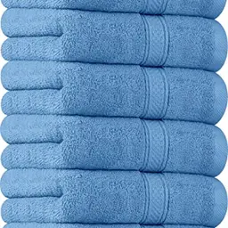 Utopia Handtücher Set - Ultraweiche Baumwolle, 41x71 cm - 6er Pack (Elektrisches Blau)