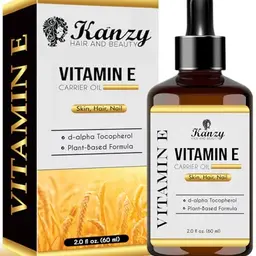 Kanzy Vitamin E-Öl-Tropfen für Haut, Nägel und Haare, 60 ml