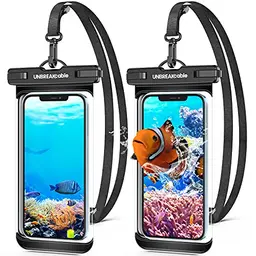 UNBREAKcable Wasserdichte Handyhülle 7.0 Zoll - 2 Stück IPX8 Unterwasser Schutzhülle für iPhone 17, Samsung S25 & Mehr