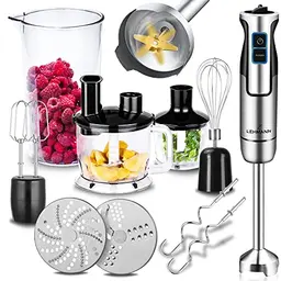 Lehmann Stabmixer Set Chopsui 1200 W mit Turbofunktion und Zubehör