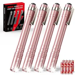 GEARLITE Mini LED Taschenlampe, IPX4 wasserdicht, handlich, ideal für Inspektion, Arbeit, Notfälle - Rosa