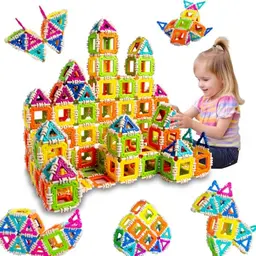 Montessori Bausteine für Kinder ab 3 Jahren - Spielzeug für Jungen und Mädchen - Geschenkidee zu Weihnachten und Geburtstagen