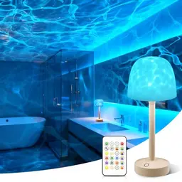Shuniu Ocean Duschlampe - 16 Farben Nachtlicht mit Touch & Fernbedienung für Badezimmer