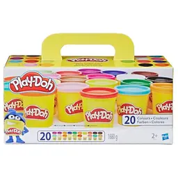Play-Doh Super Colour Set mit 20 Dosen Modelliermasse für kreatives Spielen ab 3 Jahren