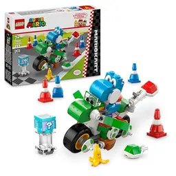 LEGO Super Mario: Yoshi-Bike Abenteuer-Set für Kinder ab 7 Jahren, Geschenk für Jungen und Mädchen