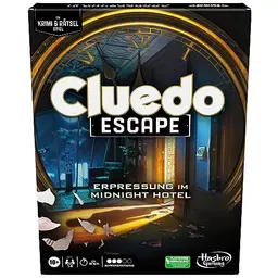 Hasbro Gaming Cluedo Escape - Kooperatives Escape-Room-Spiel für 1-6 Spieler