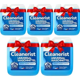 Cleanerist Universal Waschmittel flüssig - 5x 5L für 875 Wäschen - XXL Vollwaschmittel für bunte & dunkle Wäsche