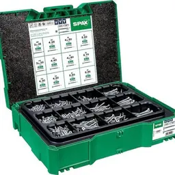 SPAX Systainer T-Loc I – Montagekoffer mit Schrauben – 12 Abmessungen – 5000009172009