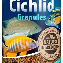 Tetra Cichlid Granules – Hauptfutter für mittelgroße Cichliden, 500 ml Dose