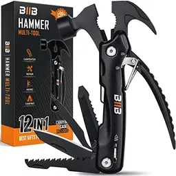 BIIB 12-in-1 Multitool für Männer – Ideales Geschenk für Papa, Ostern und Geburtstage, praktisches Camping Zubehör