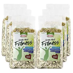 Gerstoni Fitness Müsli (6x500g) - Zuckerarm, proteinreich, ballaststoffreich