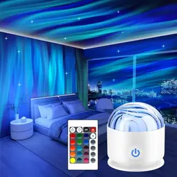 Fokky LED Sternenhimmel Projektor für Kinder, Wiederaufladbare Lampe mit 16 Effekten & Fernbedienung, Deko Geschenk für Zimmer
