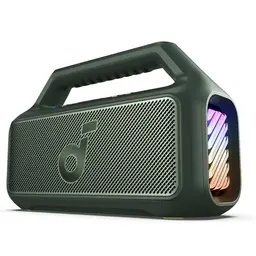 soundcore by Anker Boom 2 Outdoor Bluetooth-Lautsprecher, 80W, Wasserfest, 24h Akku, LED-Licht, für Camping & Strand