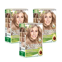 Garnier Nutrisse Haarfarbe mit Fruchtölen, 8 Wochen Halt, 8N Nude Natürliches Blond