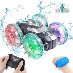 NEXBOX Ferngesteuertes Amphibienfahrzeug für Kinder ab 4 Jahren - RC Auto für Indoor & Outdoor, Strandspaß und Geschenke