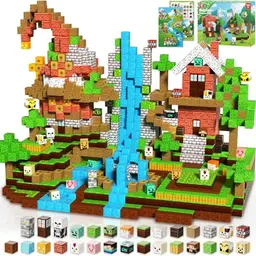 ToyUnited Magnetische Bausteine: 300 Teile für Deine eigene Schatzjagd und kreative Landschaften!
