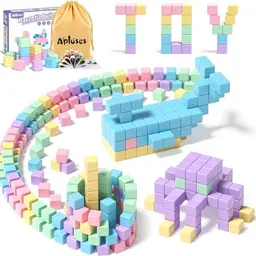 Apluses Magnetische Bausteine – Kreatives Konstruktionsspielzeug für Kinder ab 3 Jahren