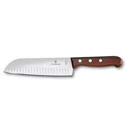 Victorinox Wood Santokumesser – Japanisches Kochmesser, 17 cm