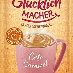 RUF Tassenpudding Café Caramel, Cremepudding, nur Wasser hinzufügen, 59g