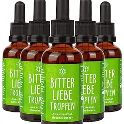BitterLiebe Bittertropfen - Bitterstoffe mit Löwenzahn und Kräutern - Made in Germany