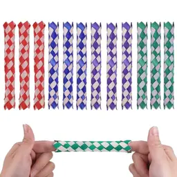 RDNKVB Fingerfalle Set mit 12 Farben für Kinder und Erwachsene – Klassisches Finger-Spielzeug für Geburtstagsfeiern