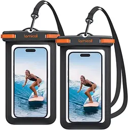 Lamicall wasserdichte Handyhülle, 2 Stück, IPX8, geeignet für iPhone 12-17, bis 7 Zoll, perfekt fürs Schwimmen