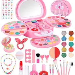Ophy Schminkkoffer für Mädchen - Waschbares Make-up Set für Kinder von 3 bis 12 Jahren - Ideal als Geschenk zu Halloween und Geburtstag