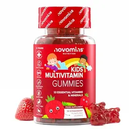 Multivitamin Gummibärchen für Kinder - Glutenfrei - 30 Stück - Novomins