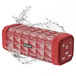 BUGANI Bluetooth Lautsprecher mit 24 Stunden Akku, IPX5 Wasserdicht, Freisprechfunktion - Ideal für Zuhause und Draußen