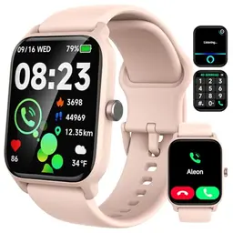 IFMDA Smartwatch Damen mit Telefonfunktion - 1,8'' Sports Watch, IP68 Fitnessuhr, Herzfrequenz- und Schlafmonitor