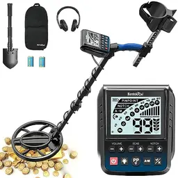 KENTOKTOOL Wasserdichter Metalldetektor für Erwachsene mit LCD-Display und 25cm Spule