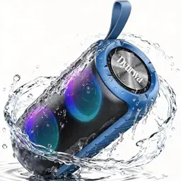 Bluetooth Lautsprecher mit RGB Licht, 24W, IPX6 wasserdicht, 12h Laufzeit, tragbar für Outdoor & Reisen