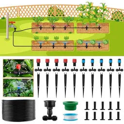 Bewässerungssystem für Garten – 20M DIY Micro Drip Kit für Blumenbeete, Terrassen und Gewächshäuser