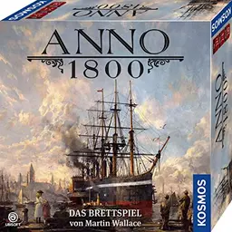 KOSMOS Anno 1800 Brettspiel – Strategie für 2-4 Spieler, ab 12 Jahren, mit Originalgrafiken