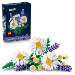 LEGO Botanicals Gänseblümchen - Kunstblumen Strauß für Kinderzimmer - Geschenkidee für Mädchen ab 9 Jahren