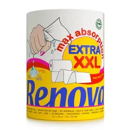 Renova MAX ABSORPTION Extra XXL Küchenrolle, 1 Rolle, Weiß